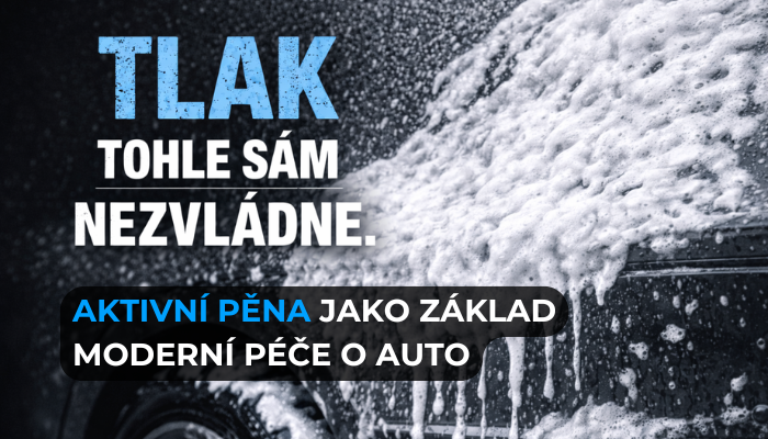 Aktivní pěna na auto: Co to je a proč je základem správného mytí