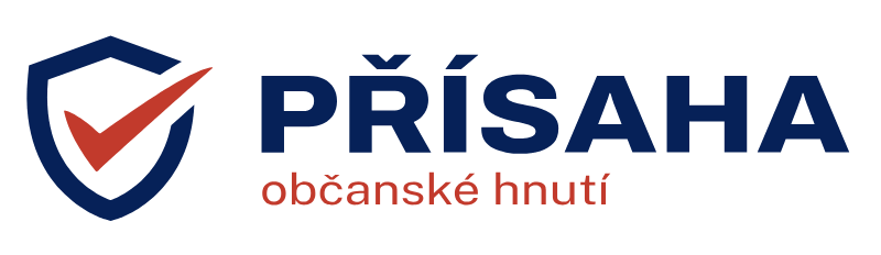 Logo hnutí Přísaha. Zdroj: prisaha.cz Logo Přísaha