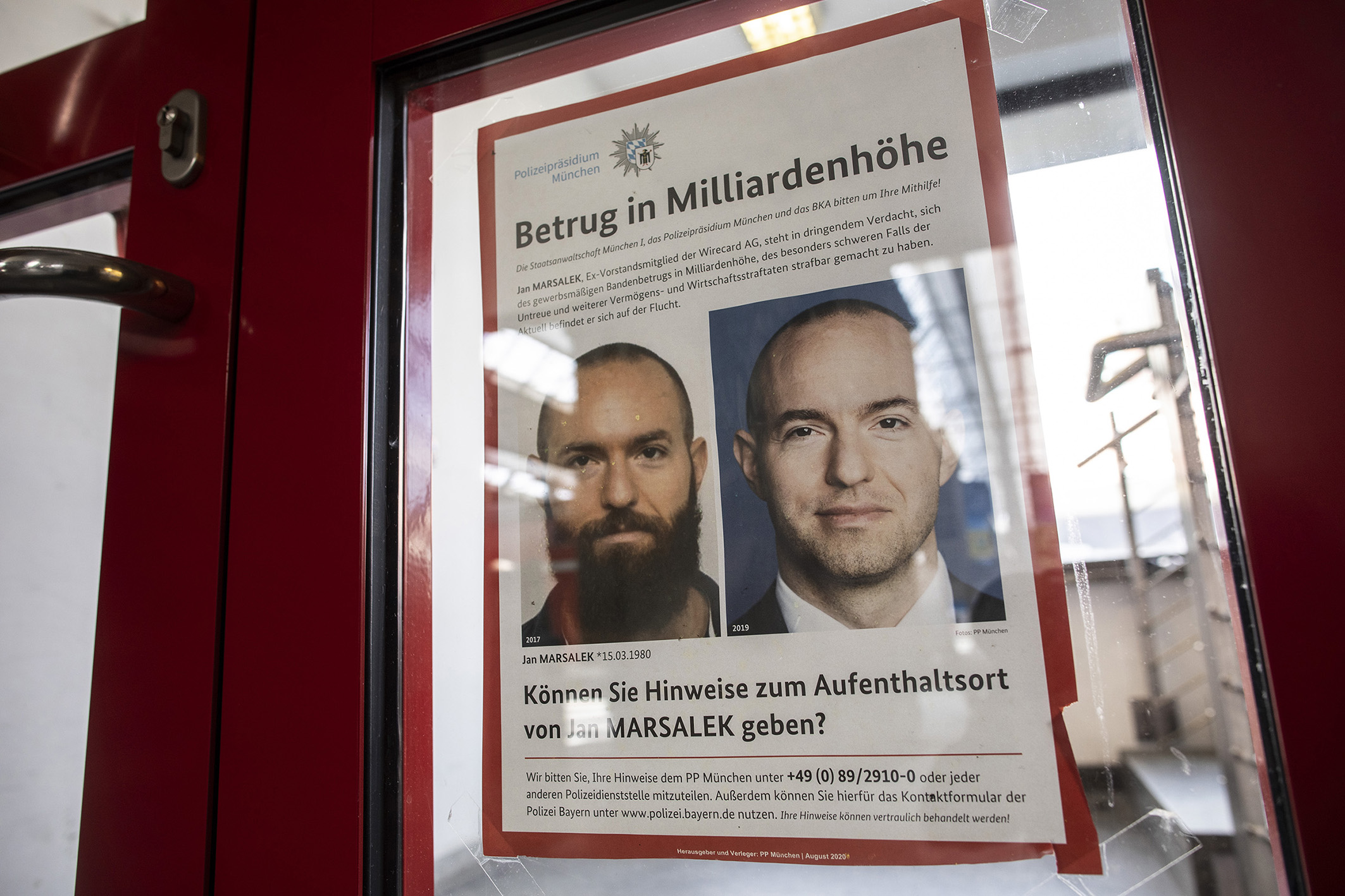 Policejní pátrací výzva na hlavním mnichovském nádraží