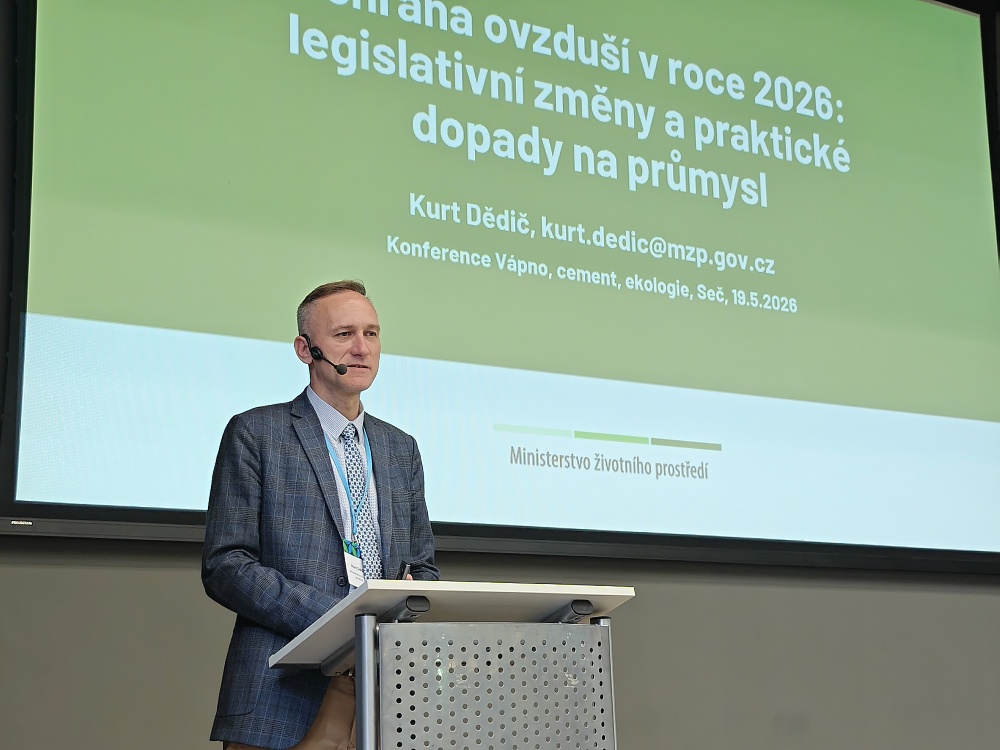 Ing. Dědič uvádí legislativu ochrany ovzduší