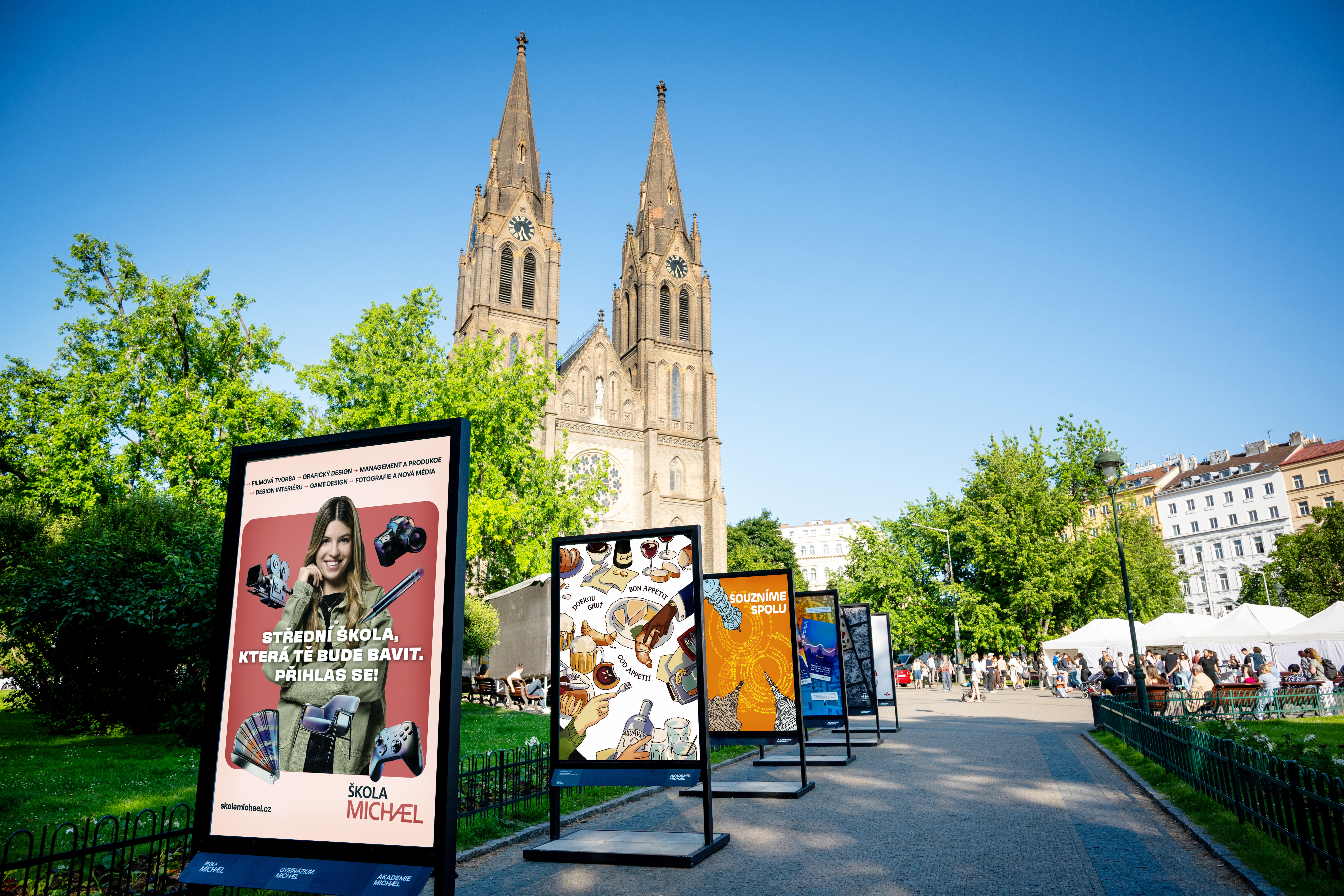 FESTMICHAEL 2026 zaplnil náměstí Míru studentským uměním