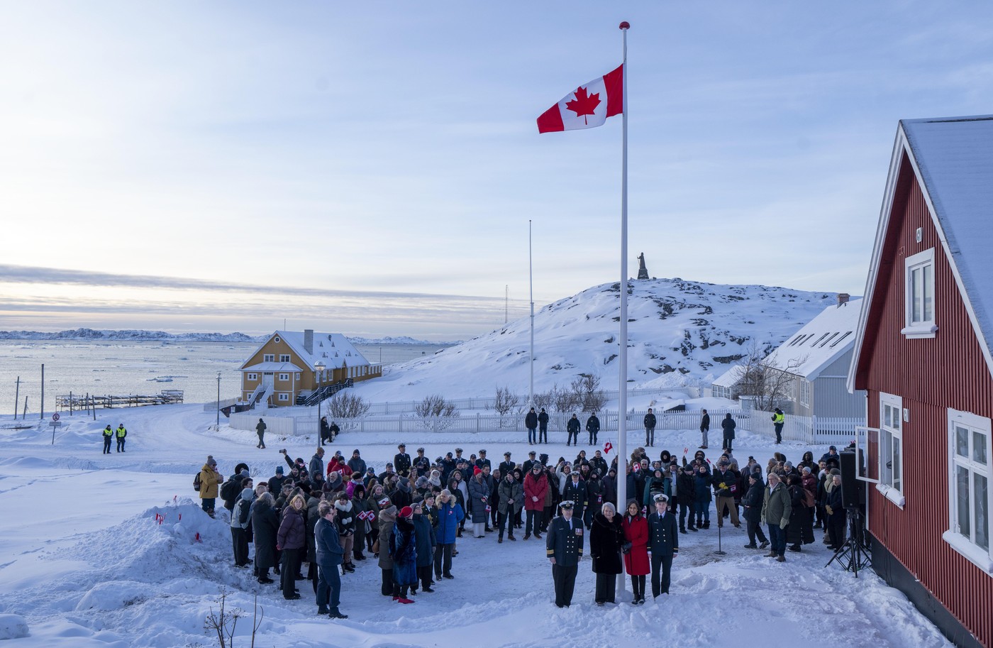 Francie a Kanada slavnostně otevřely v grónském Nuuku své konzuláty
