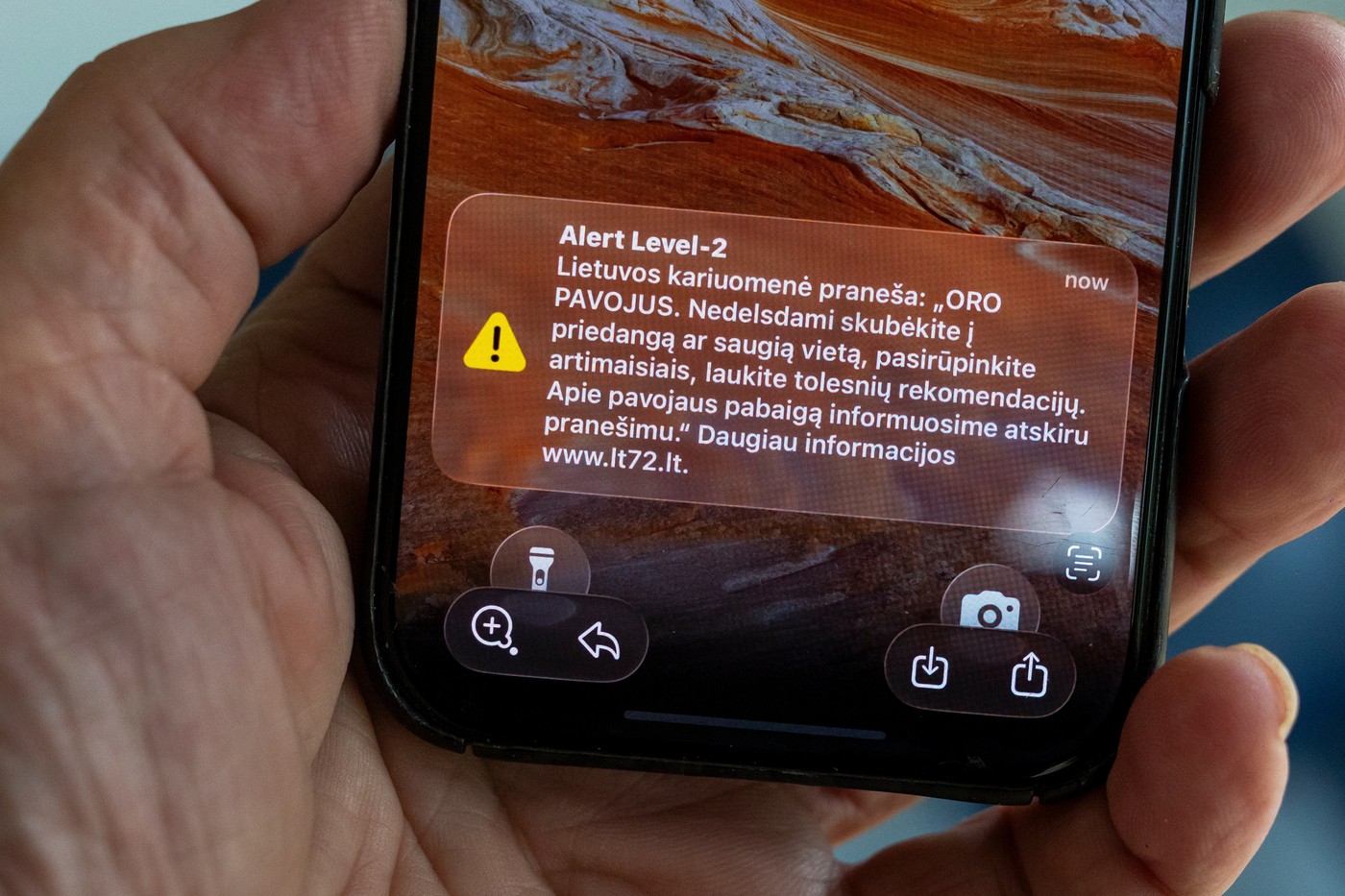 Litva vyhlásila poplach kvůli dronu, zasáhly proti němu stíhačky NATO