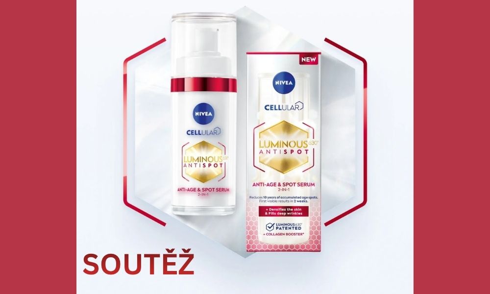 Vyhrajte omlazující sérum proti pigmentovým skvrnám Nivea Luminous630®