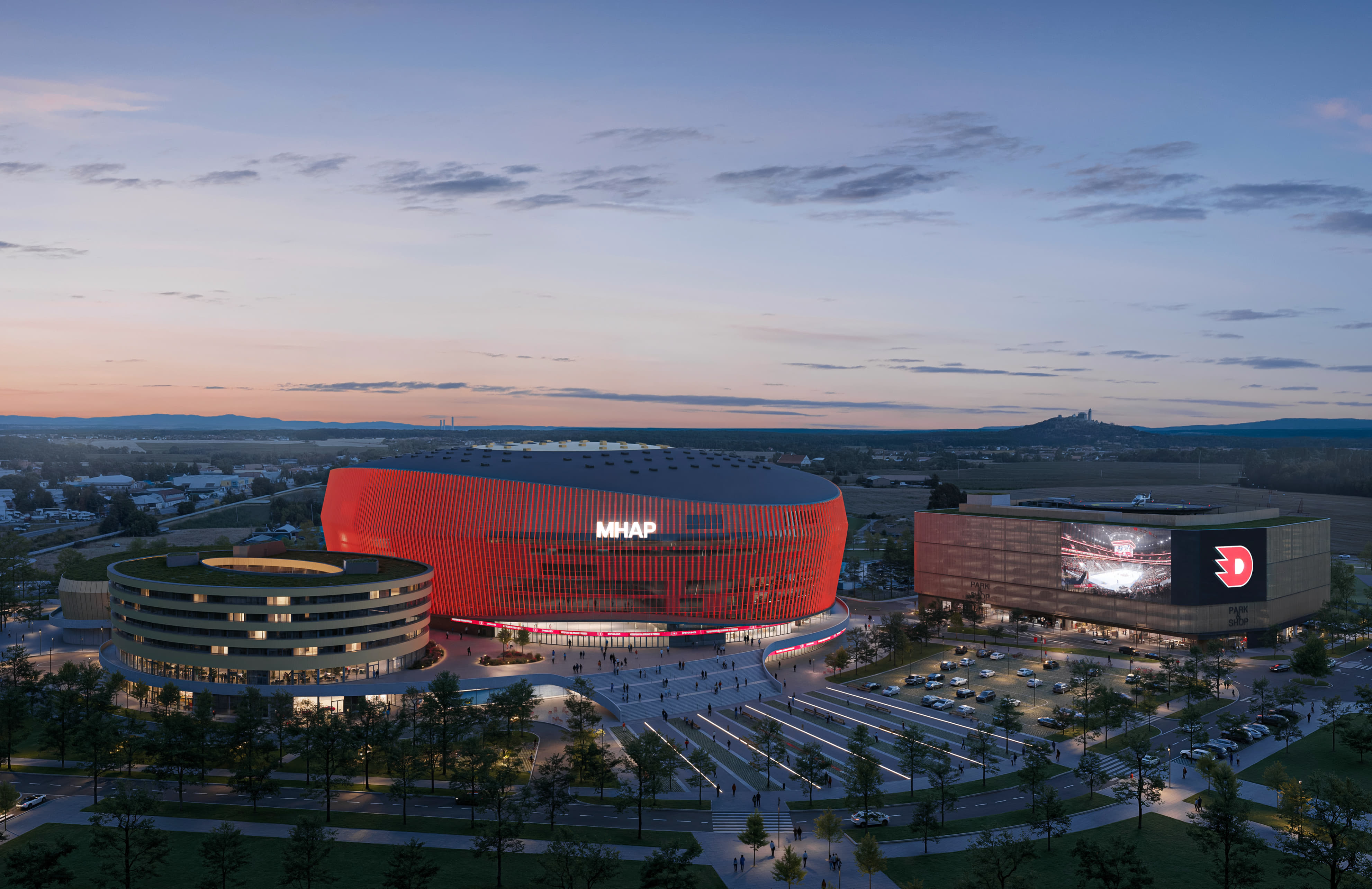 Stavba pardubické arény pro 22 300 lidí začne letos. Bude stát 12,5 miliard