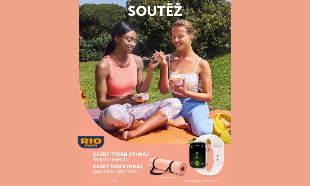 Zapojte se do letní soutěže s Rio Mare a vyhrajte iWatch Series 11 nebo jógamatku