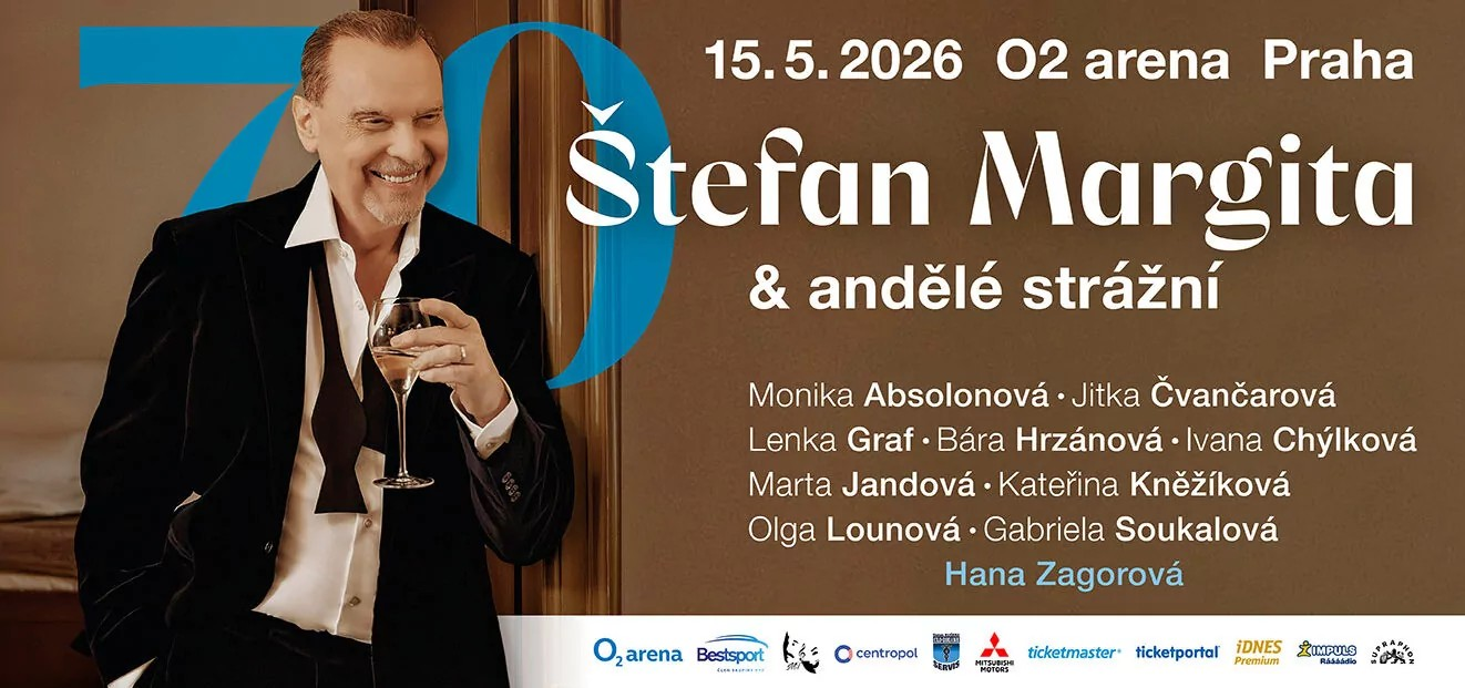 Soutěž o vstupenky na koncert Štefan Margita a andělé strážní – „70“