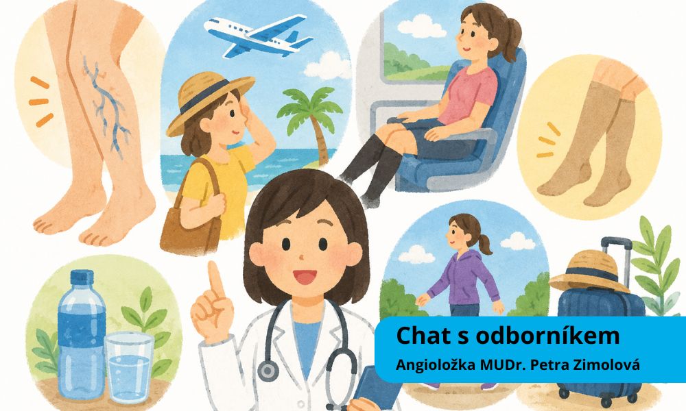 Chat s odborníkem: Žíly v létě a na cestách trpí. Lékařka ví, jak předejít otokům nohou i trombóze