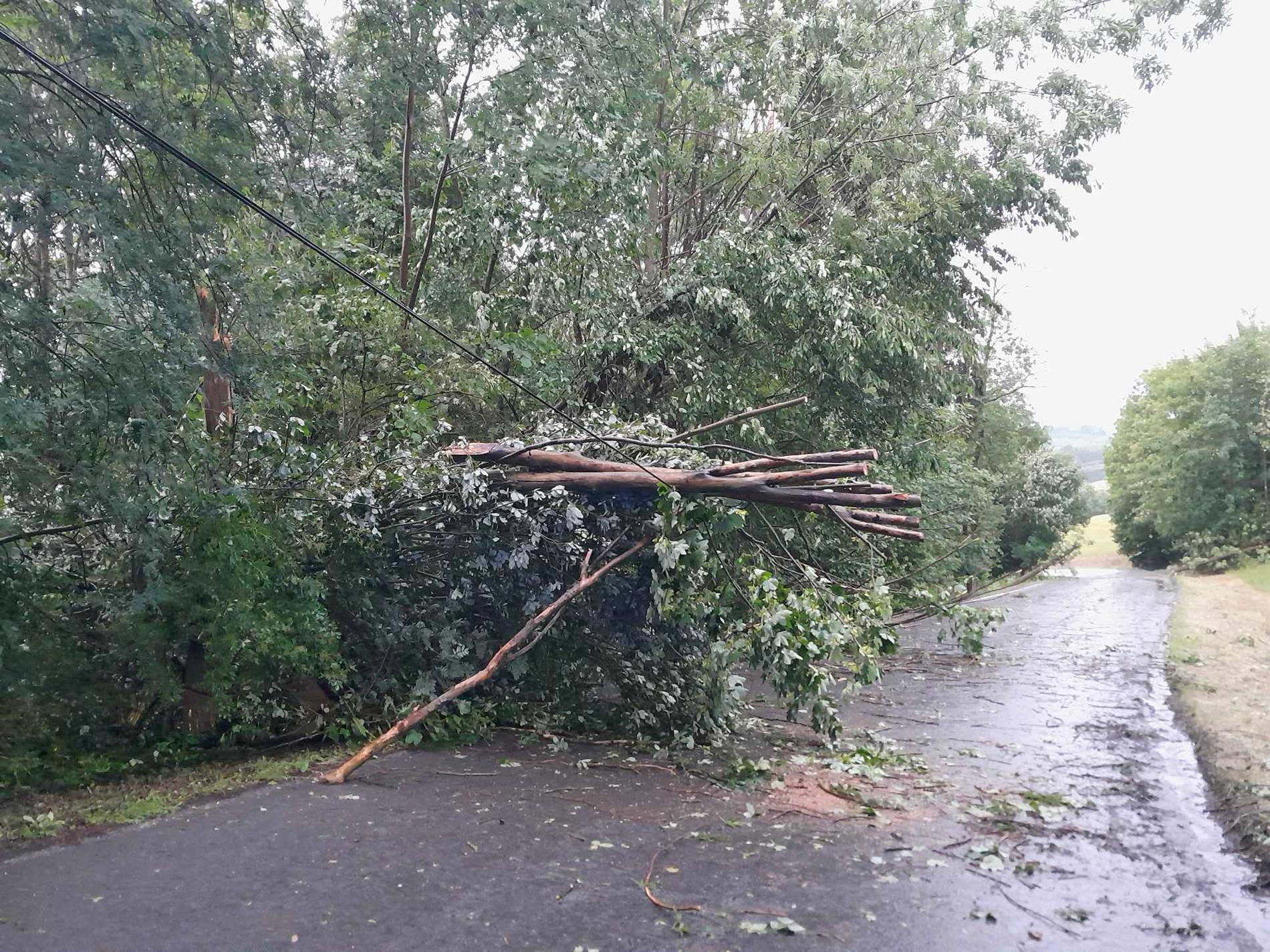 Českem prošly bouřky, na severní Moravě byly extrémně silné, blesk zranil 6 lidí