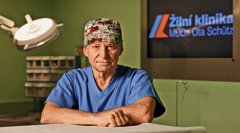 Ota Schütz: Křečové žíly podceňujeme. Hrozí trombóza i další komplikace