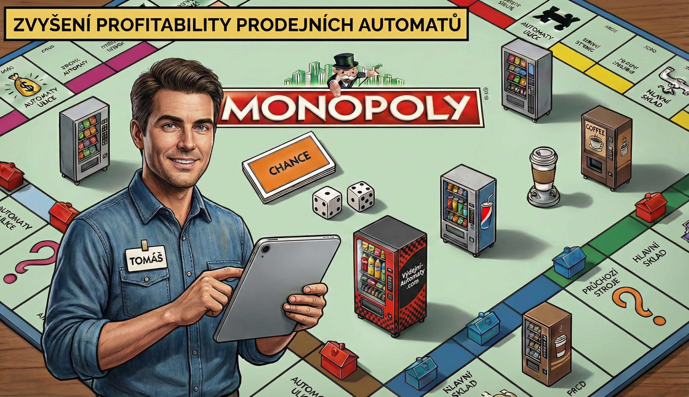Případová studie: Jak pan Tomáš otočil prodělečný automat do zisku +200 %